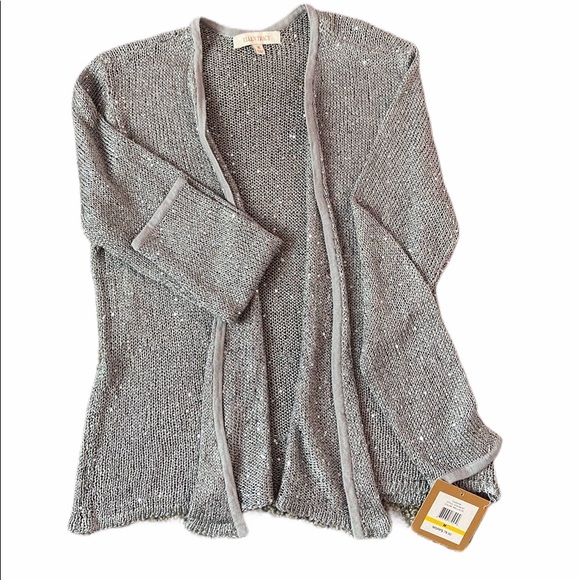 Ellen Tracy Sweaters - 2/$15 Ellen Tracy silver sequin sweater